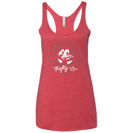 T-Shirts Vintage Red / X-Small Righty -O Women's Triblend Racerback Tank