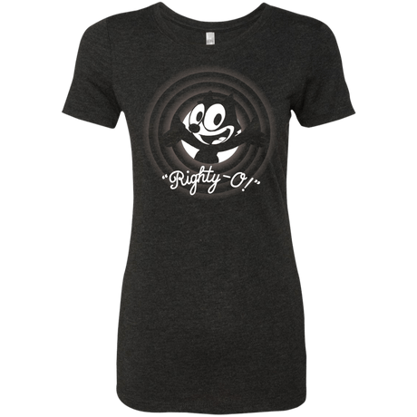 T-Shirts Vintage Black / S Righty -O Women's Triblend T-Shirt