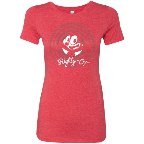 T-Shirts Vintage Red / S Righty -O Women's Triblend T-Shirt
