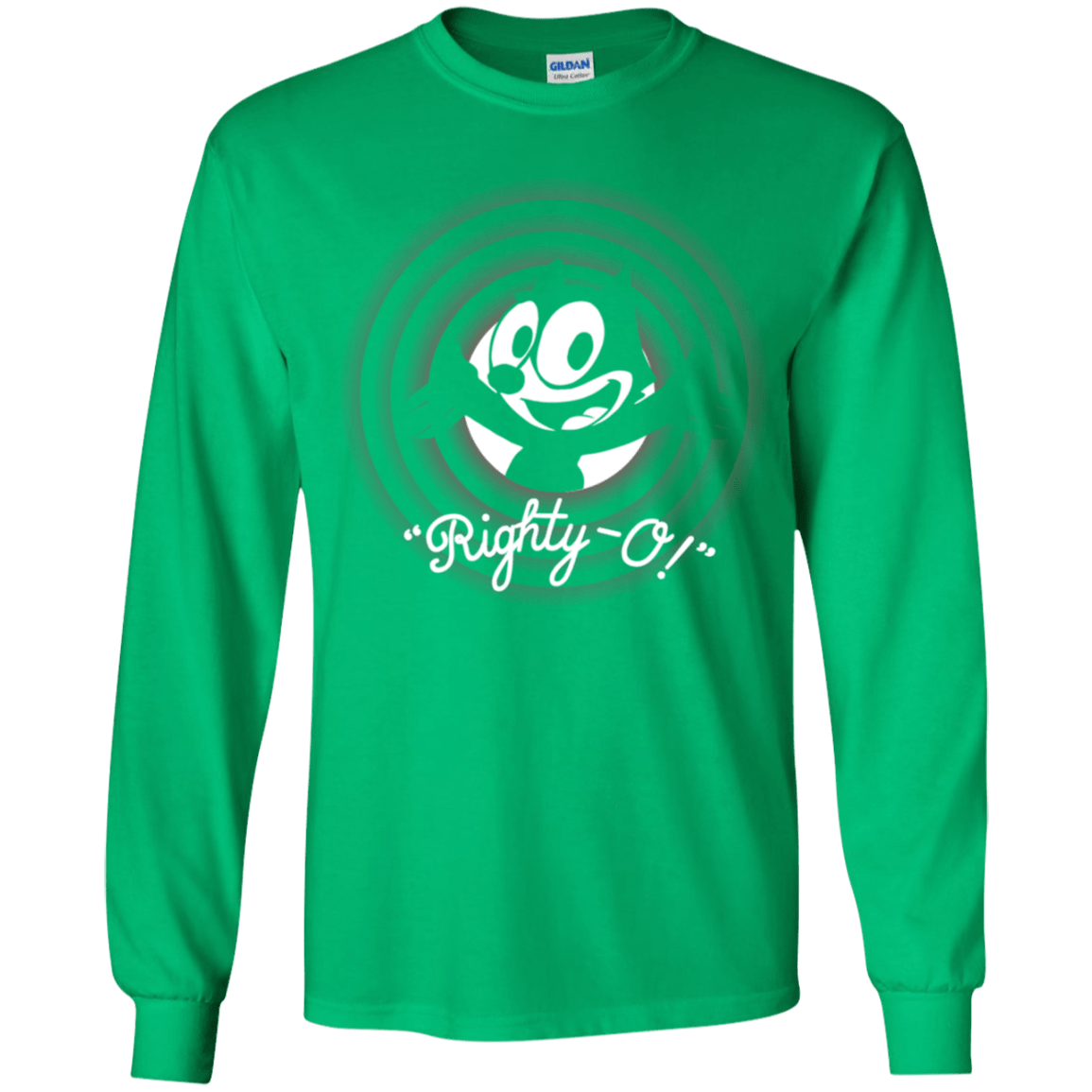 T-Shirts Irish Green / YS Righty -O Youth Long Sleeve T-Shirt