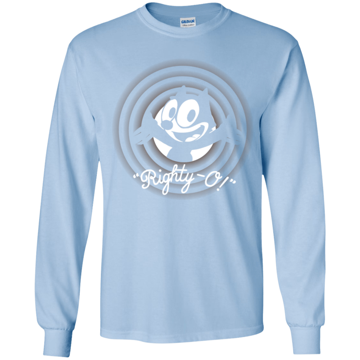 T-Shirts Light Blue / YS Righty -O Youth Long Sleeve T-Shirt