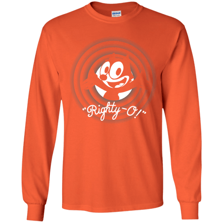 T-Shirts Orange / YS Righty -O Youth Long Sleeve T-Shirt