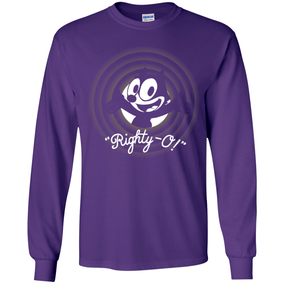 T-Shirts Purple / YS Righty -O Youth Long Sleeve T-Shirt