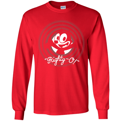 T-Shirts Red / YS Righty -O Youth Long Sleeve T-Shirt