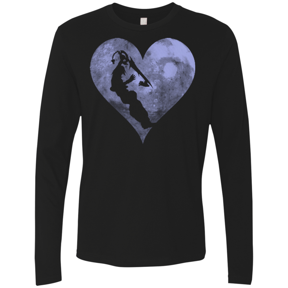 T-Shirts Black / Small RIKUS HEART Men's Premium Long Sleeve