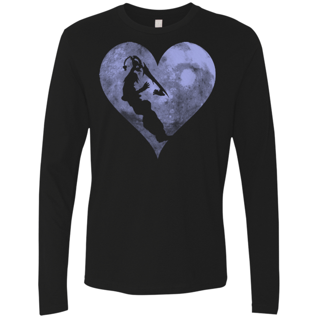 T-Shirts Black / Small RIKUS HEART Men's Premium Long Sleeve