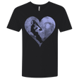 T-Shirts Black / X-Small RIKUS HEART Men's Premium V-Neck