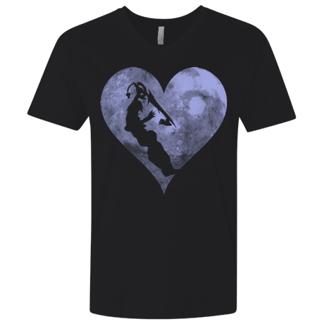 T-Shirts Black / X-Small RIKUS HEART Men's Premium V-Neck