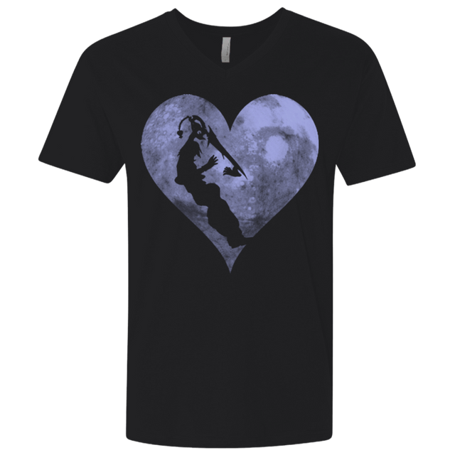T-Shirts Black / X-Small RIKUS HEART Men's Premium V-Neck
