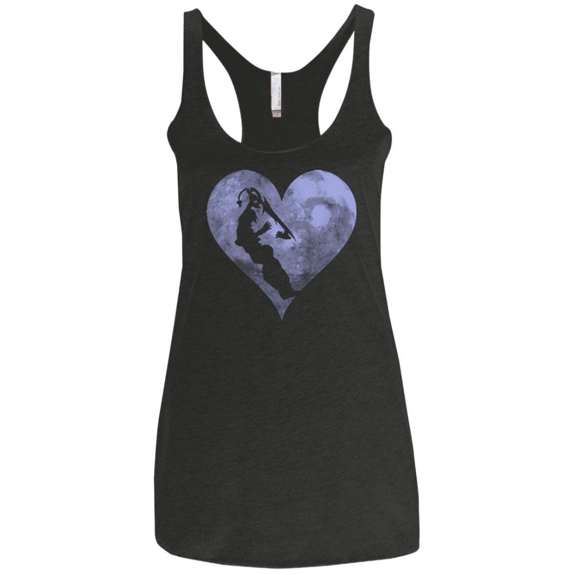 T-Shirts Vintage Black / X-Small RIKUS HEART Women's Triblend Racerback Tank