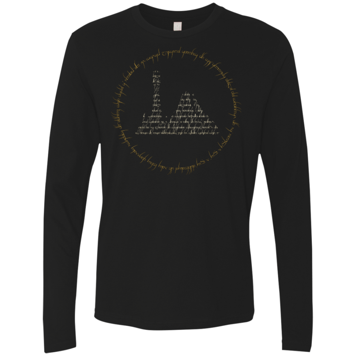 T-Shirts Black / Small Ring Men's Premium Long Sleeve