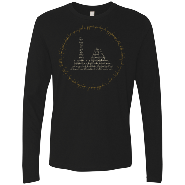 T-Shirts Black / Small Ring Men's Premium Long Sleeve