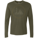 T-Shirts Military Green / Small Ring Men's Premium Long Sleeve