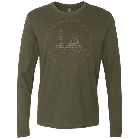 T-Shirts Military Green / Small Ring Men's Premium Long Sleeve