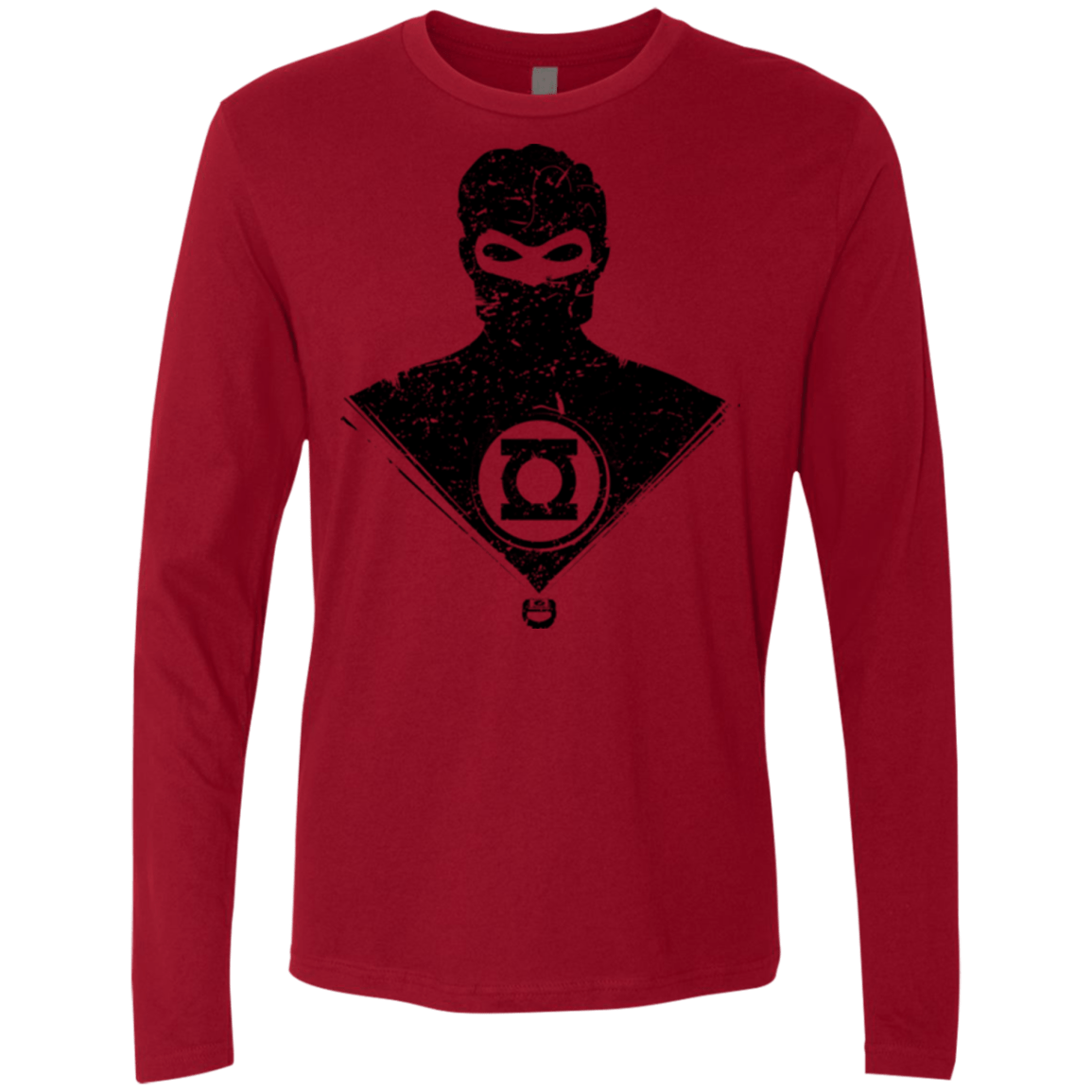 T-Shirts Cardinal / Small Ring Shadow Men's Premium Long Sleeve