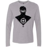 T-Shirts Heather Grey / Small Ring Shadow Men's Premium Long Sleeve