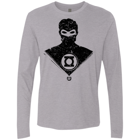 T-Shirts Heather Grey / Small Ring Shadow Men's Premium Long Sleeve