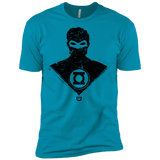 T-Shirts Turquoise / X-Small Ring Shadow Men's Premium T-Shirt