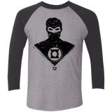 T-Shirts Premium Heather/ Vintage Black / X-Small Ring Shadow Men's Triblend 3/4 Sleeve