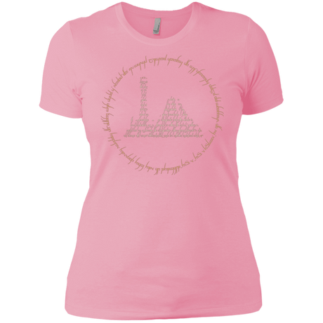 T-Shirts Light Pink / X-Small Ring Women's Premium T-Shirt