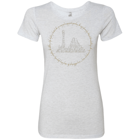 T-Shirts Heather White / Small Ring Women's Triblend T-Shirt