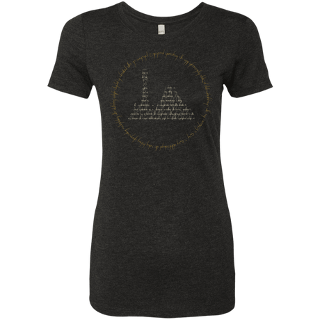 T-Shirts Vintage Black / Small Ring Women's Triblend T-Shirt