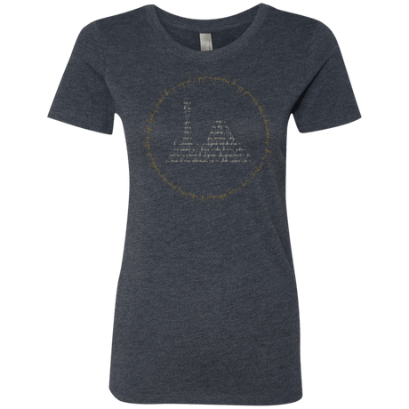 T-Shirts Vintage Navy / Small Ring Women's Triblend T-Shirt