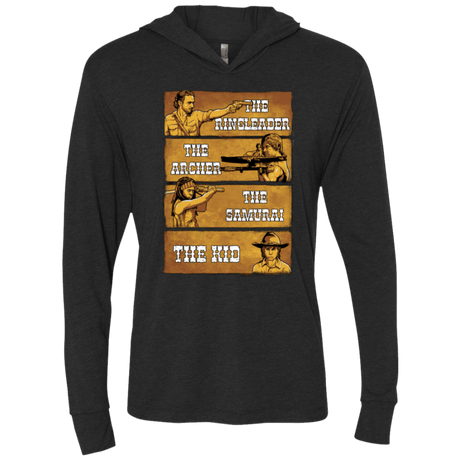 T-Shirts Vintage Black / X-Small Ringleader Triblend Long Sleeve Hoodie Tee