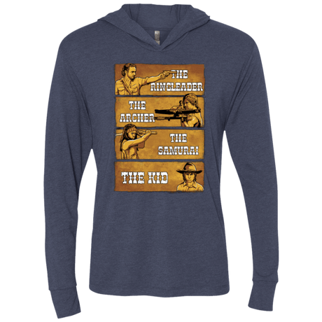 T-Shirts Vintage Navy / X-Small Ringleader Triblend Long Sleeve Hoodie Tee