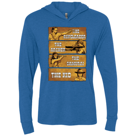 T-Shirts Vintage Royal / X-Small Ringleader Triblend Long Sleeve Hoodie Tee