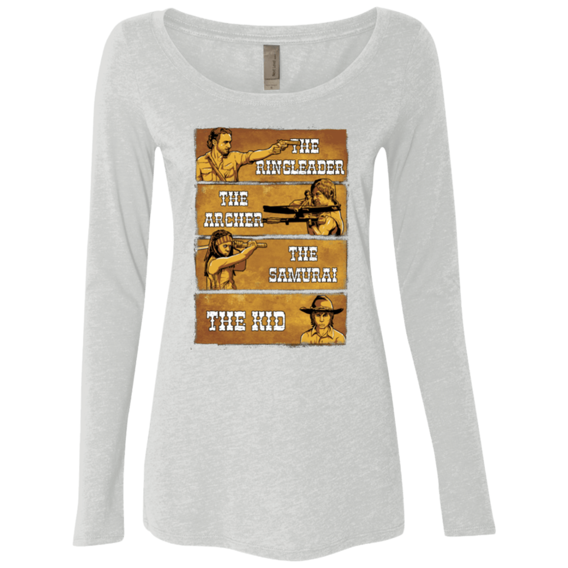 T-Shirts Heather White / Small Ringleader Women's Triblend Long Sleeve Shirt