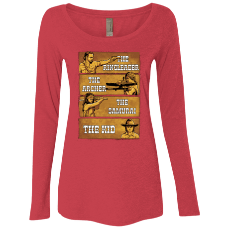 T-Shirts Vintage Red / Small Ringleader Women's Triblend Long Sleeve Shirt
