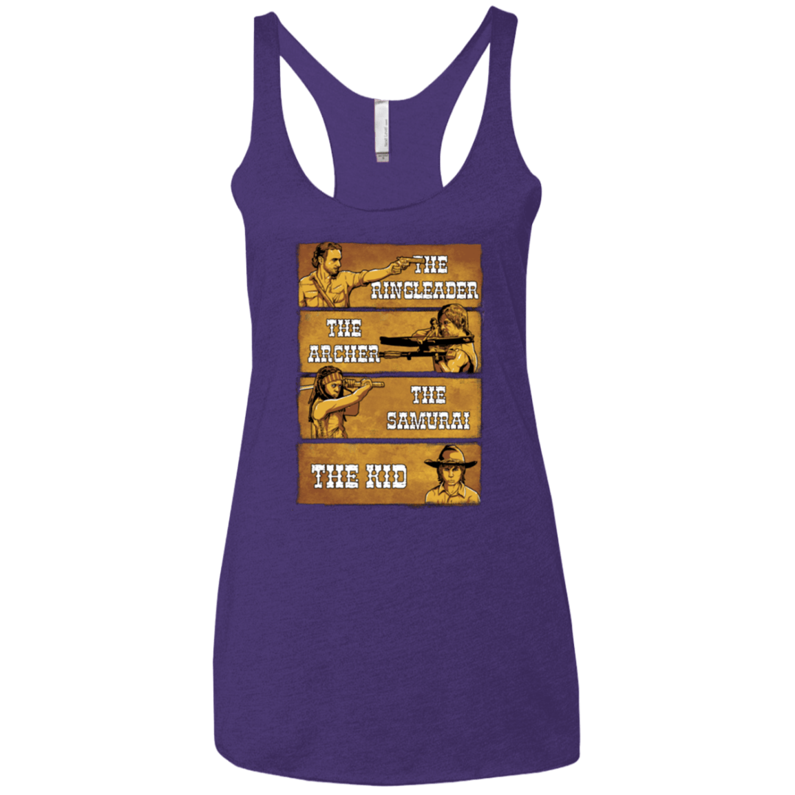 T-Shirts Purple / X-Small Ringleader Women's Triblend Racerback Tank