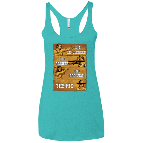 T-Shirts Tahiti Blue / X-Small Ringleader Women's Triblend Racerback Tank