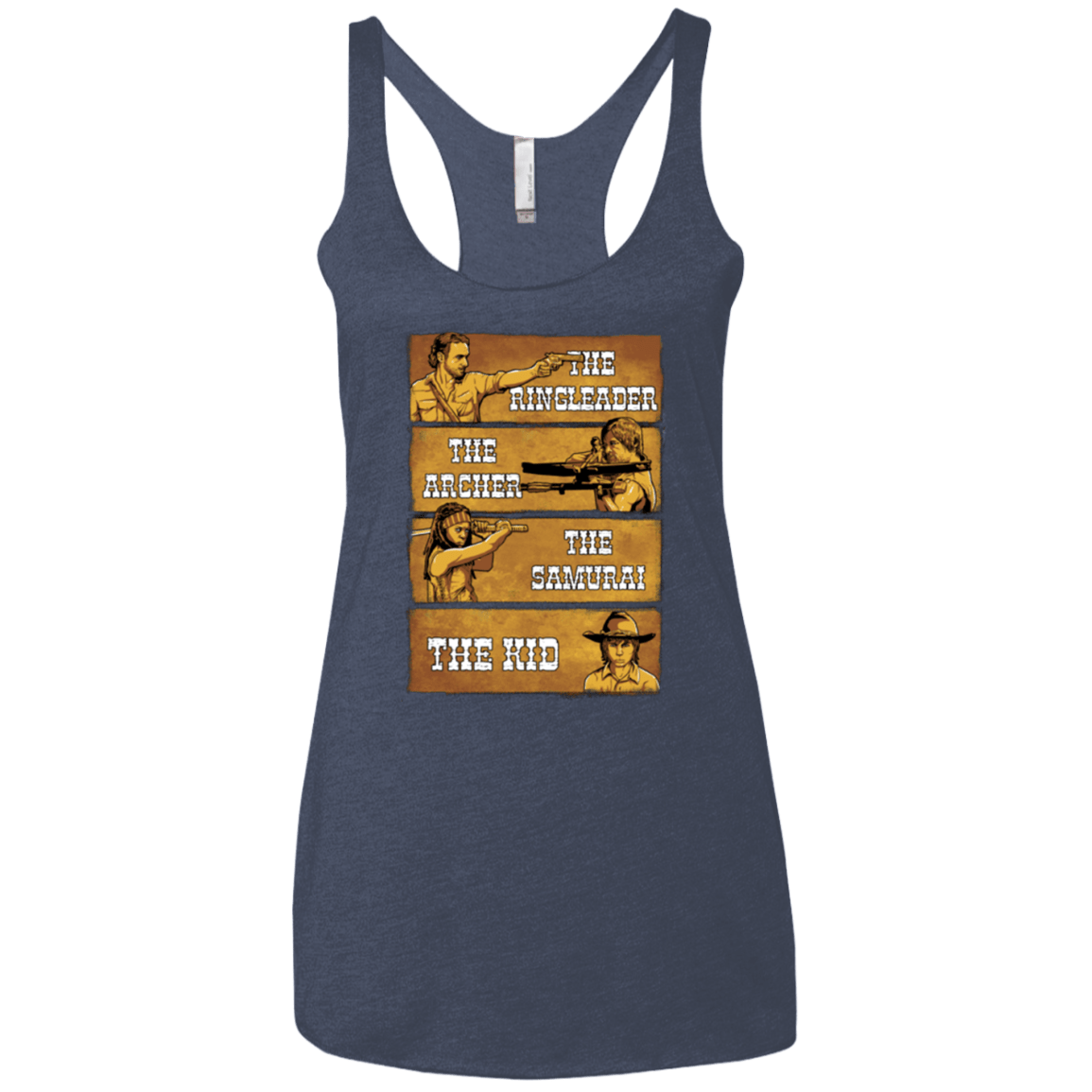 T-Shirts Vintage Navy / X-Small Ringleader Women's Triblend Racerback Tank