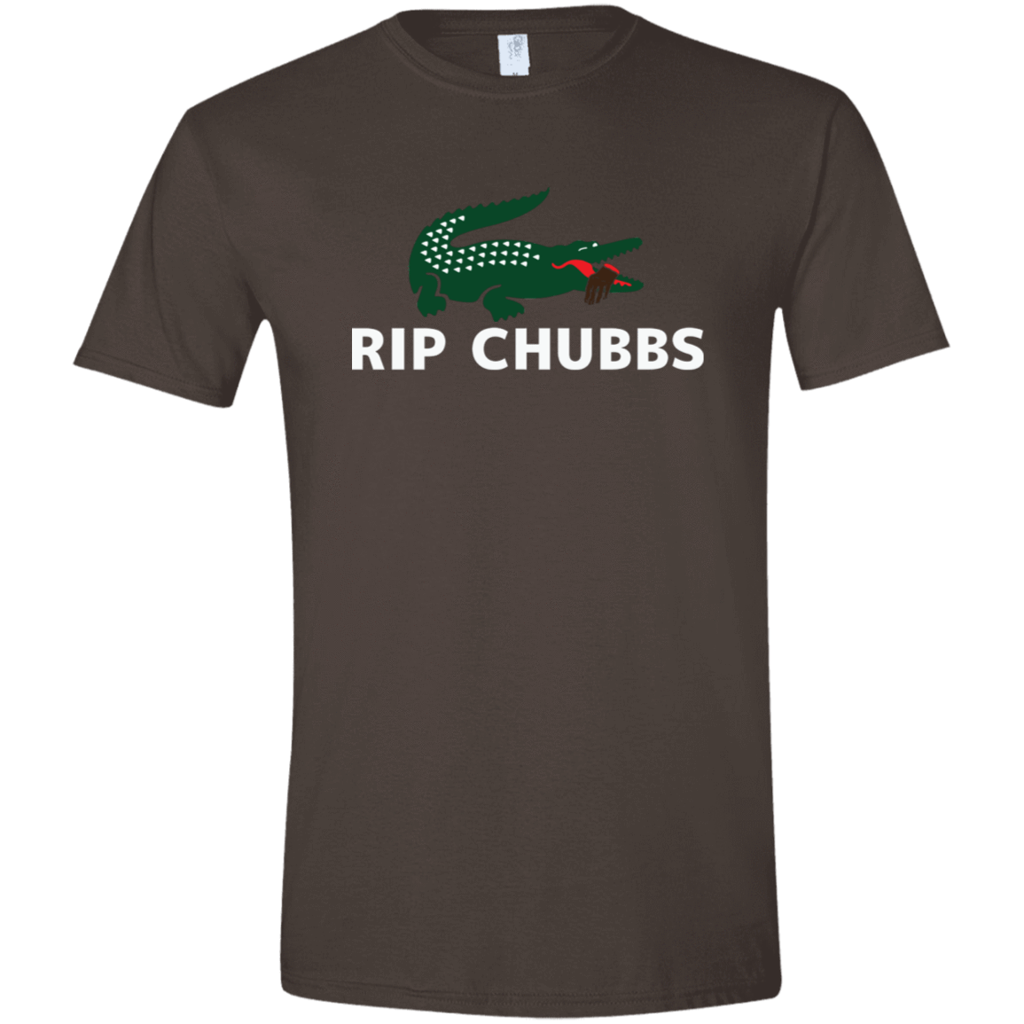 T-Shirts Dark Chocolate / S RIP Chubbs Men's Semi-Fitted Softstyle