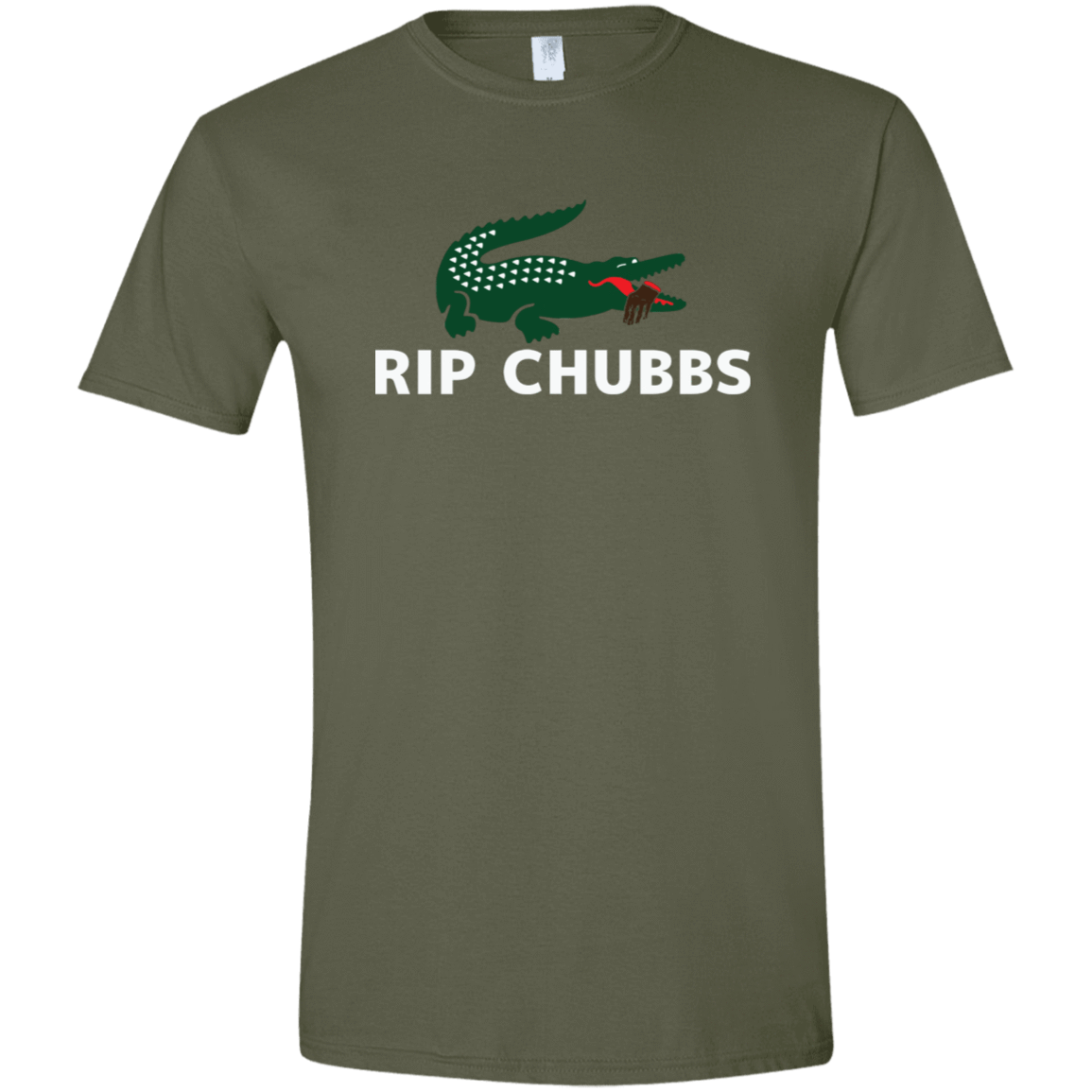 T-Shirts Military Green / S RIP Chubbs Men's Semi-Fitted Softstyle