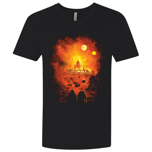 T-Shirts Black / X-Small Rise From The Ashes Men's Premium V-Neck