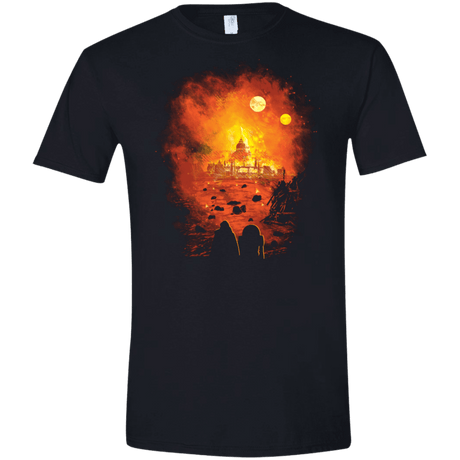 T-Shirts Black / X-Small Rise From The Ashes Men's Semi-Fitted Softstyle