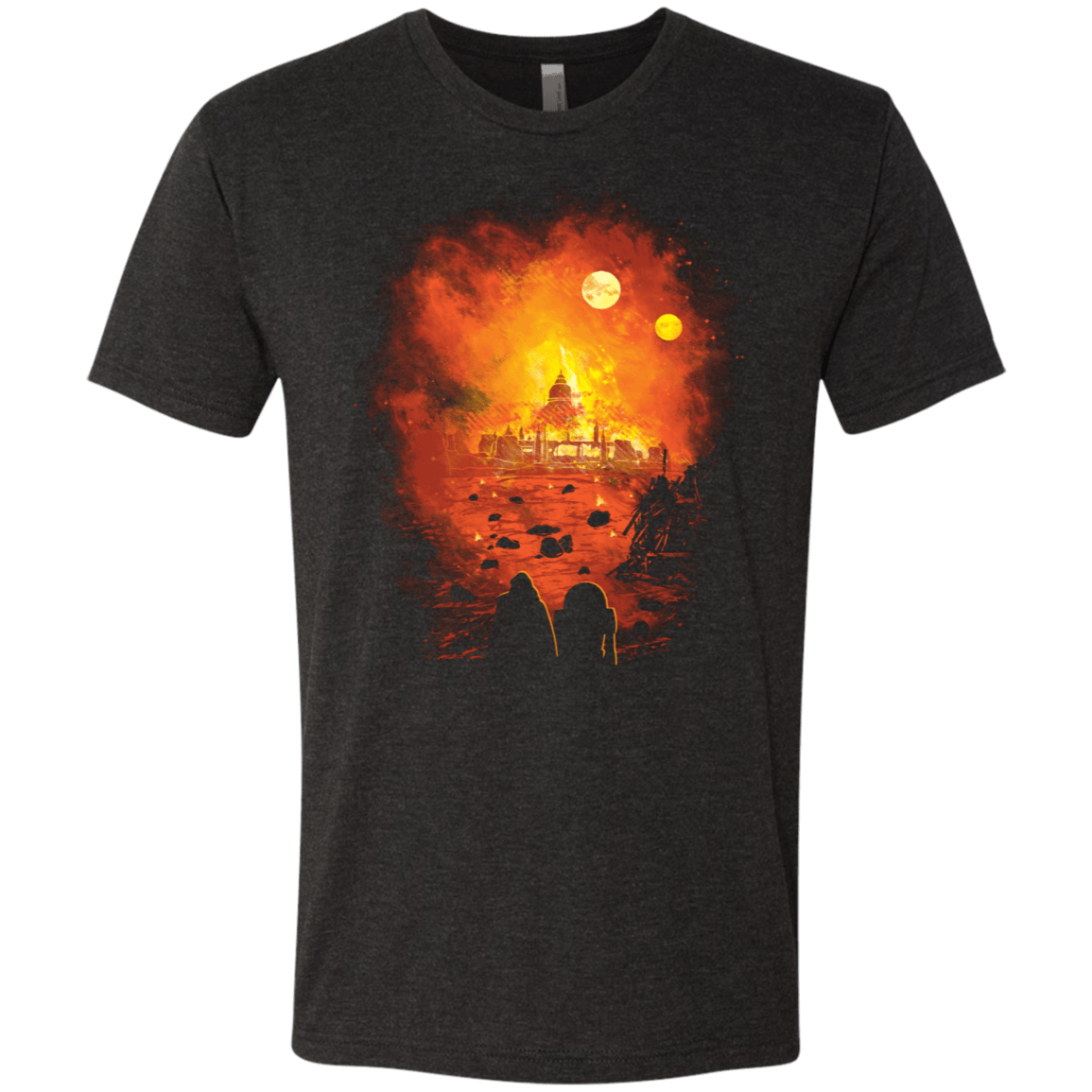 T-Shirts Vintage Black / S Rise From The Ashes Men's Triblend T-Shirt