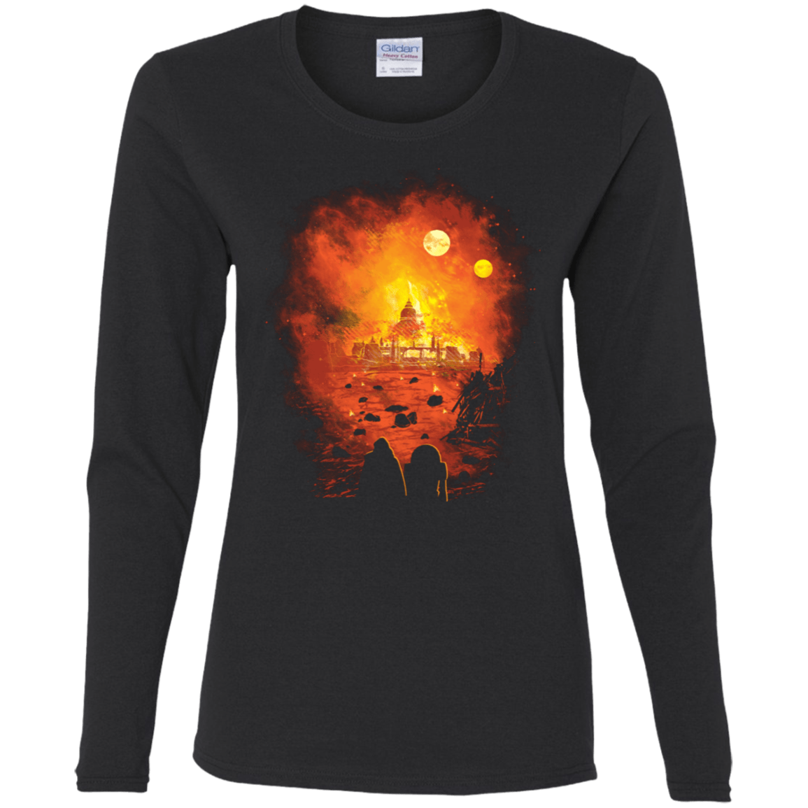 T-Shirts Black / S Rise From The Ashes Women's Long Sleeve T-Shirt