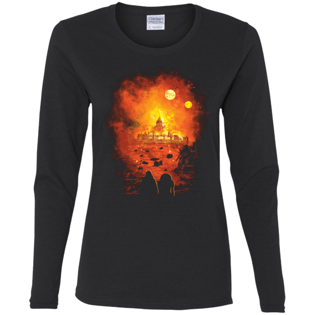 T-Shirts Black / S Rise From The Ashes Women's Long Sleeve T-Shirt