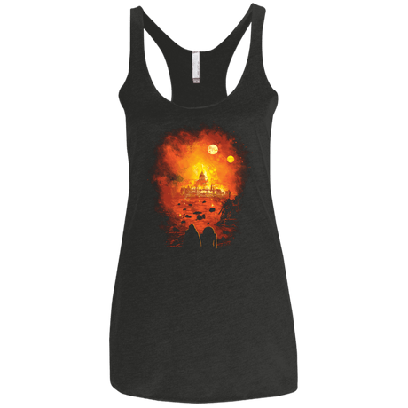 T-Shirts Vintage Black / X-Small Rise From The Ashes Women's Triblend Racerback Tank