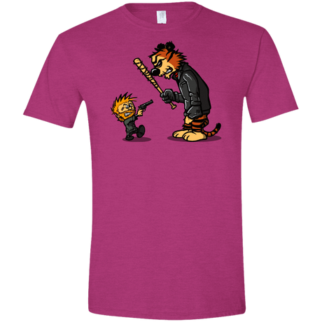 T-Shirts Antique Heliconia / S RiseUp Men's Semi-Fitted Softstyle