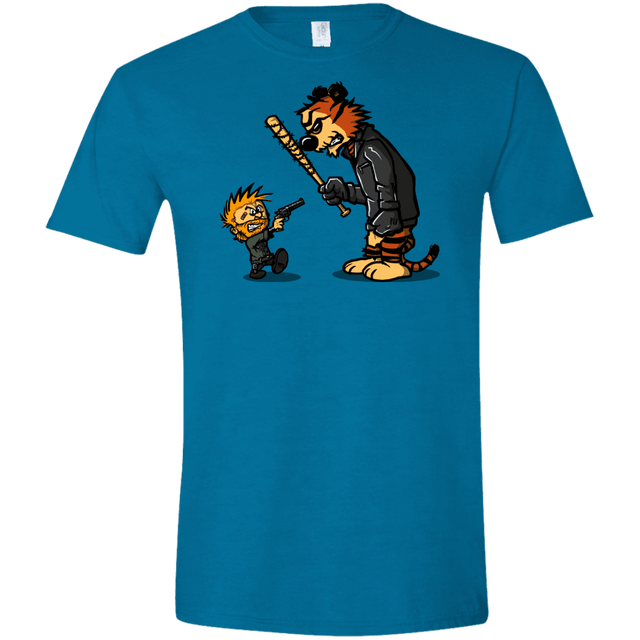 T-Shirts Antique Sapphire / S RiseUp Men's Semi-Fitted Softstyle