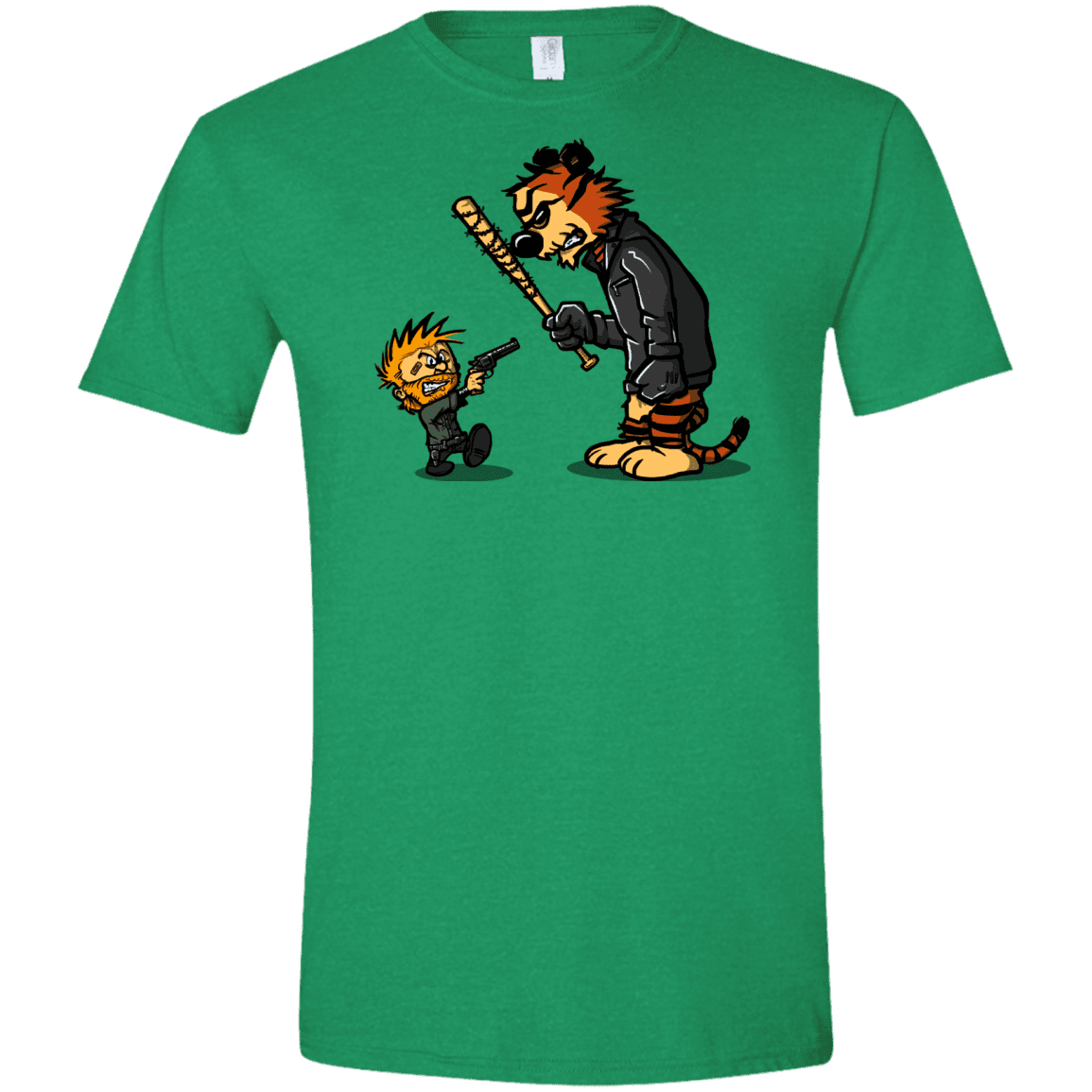 T-Shirts Heather Irish Green / S RiseUp Men's Semi-Fitted Softstyle