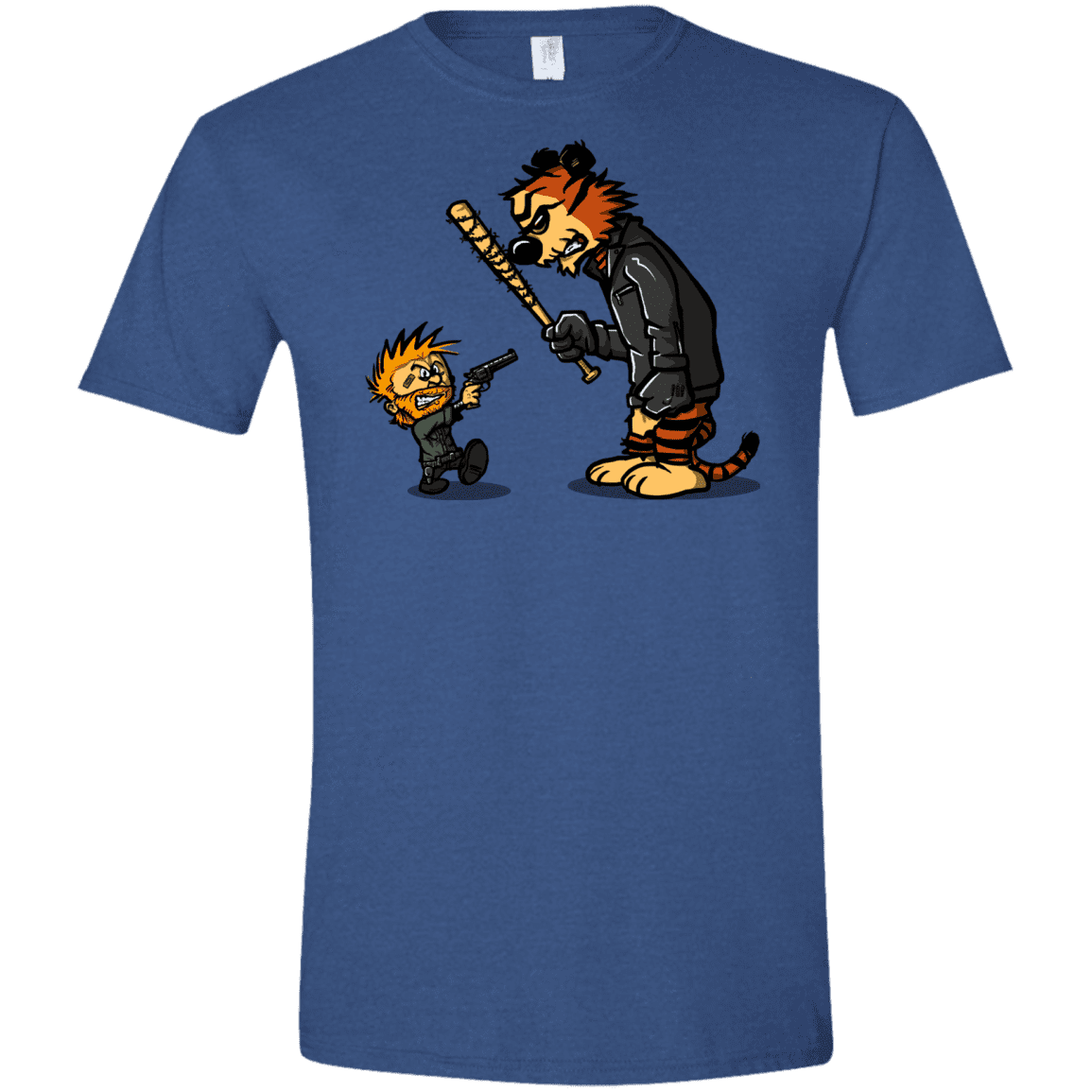 T-Shirts Heather Royal / X-Small RiseUp Men's Semi-Fitted Softstyle