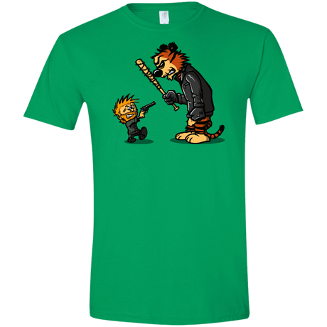 T-Shirts Irish Green / S RiseUp Men's Semi-Fitted Softstyle