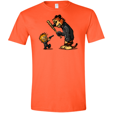 T-Shirts Orange / S RiseUp Men's Semi-Fitted Softstyle