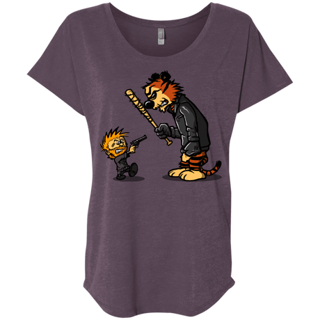 T-Shirts Vintage Purple / X-Small RiseUp Triblend Dolman Sleeve